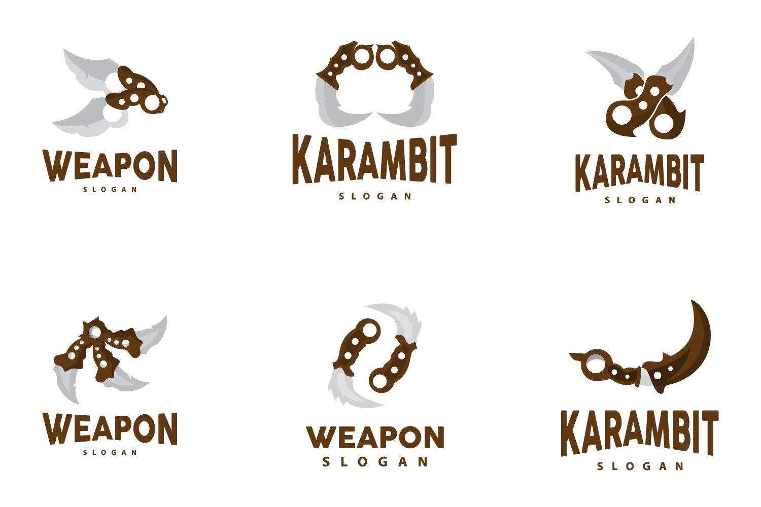 Template #417897 Karambit Katana Webdesign Template - Logo template Preview