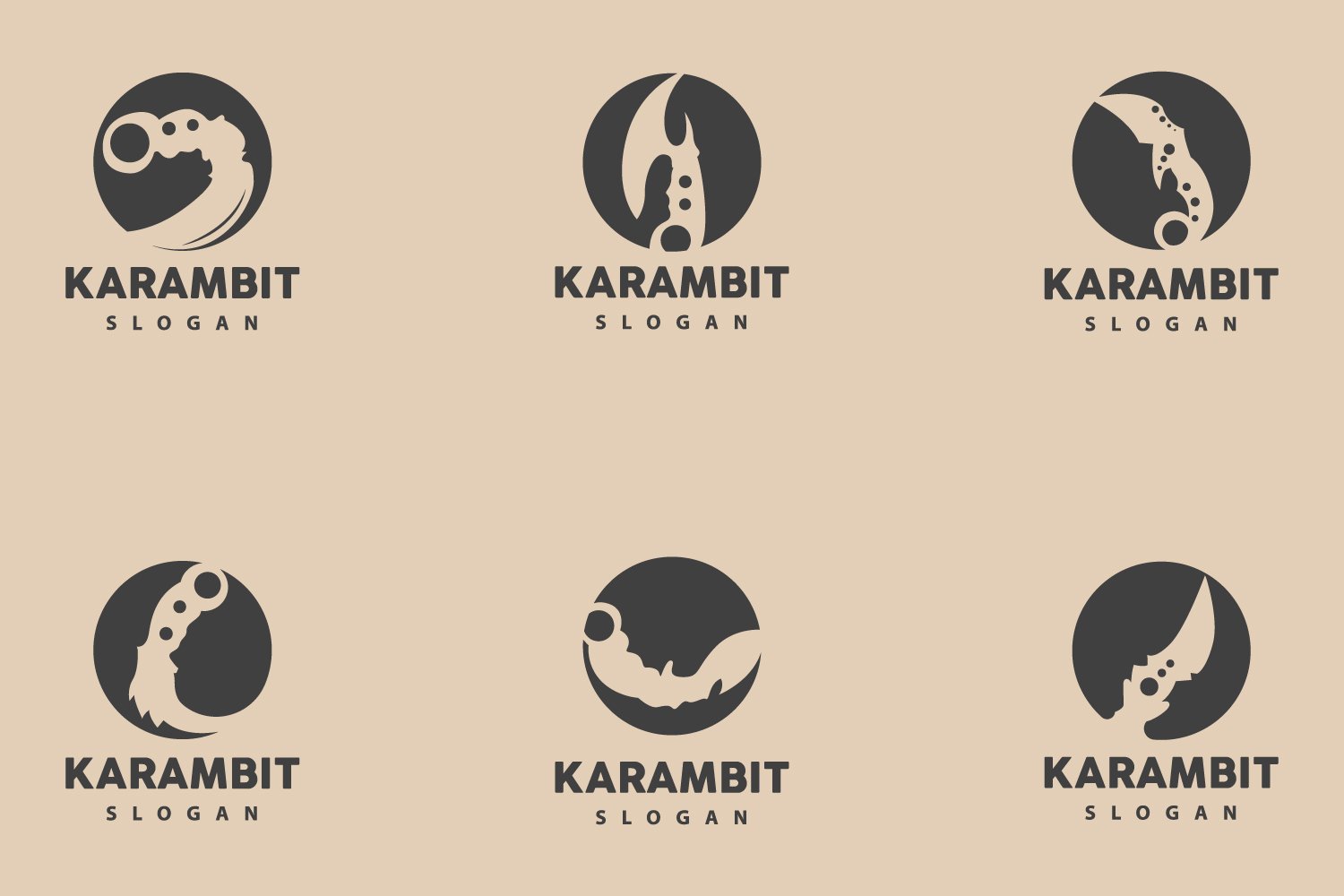 Template #417898 Karambit Katana Webdesign Template - Logo template Preview