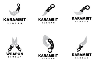 Kerambit Logo Weapon Tool Vector DesignV3