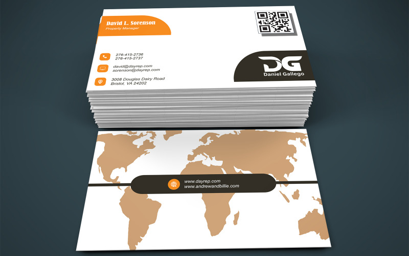 Modern Business Card Design Fully Customizable and Stylish Corporate Identity