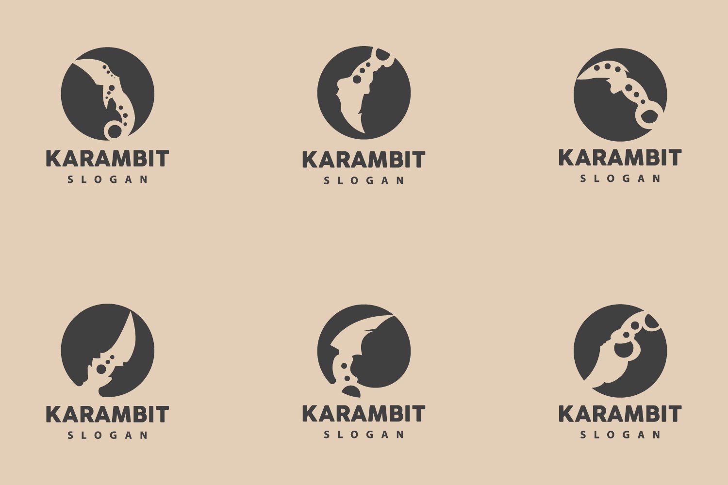 Kit Graphique #417900 Kerambit Karambit Divers Modles Web - Logo template Preview