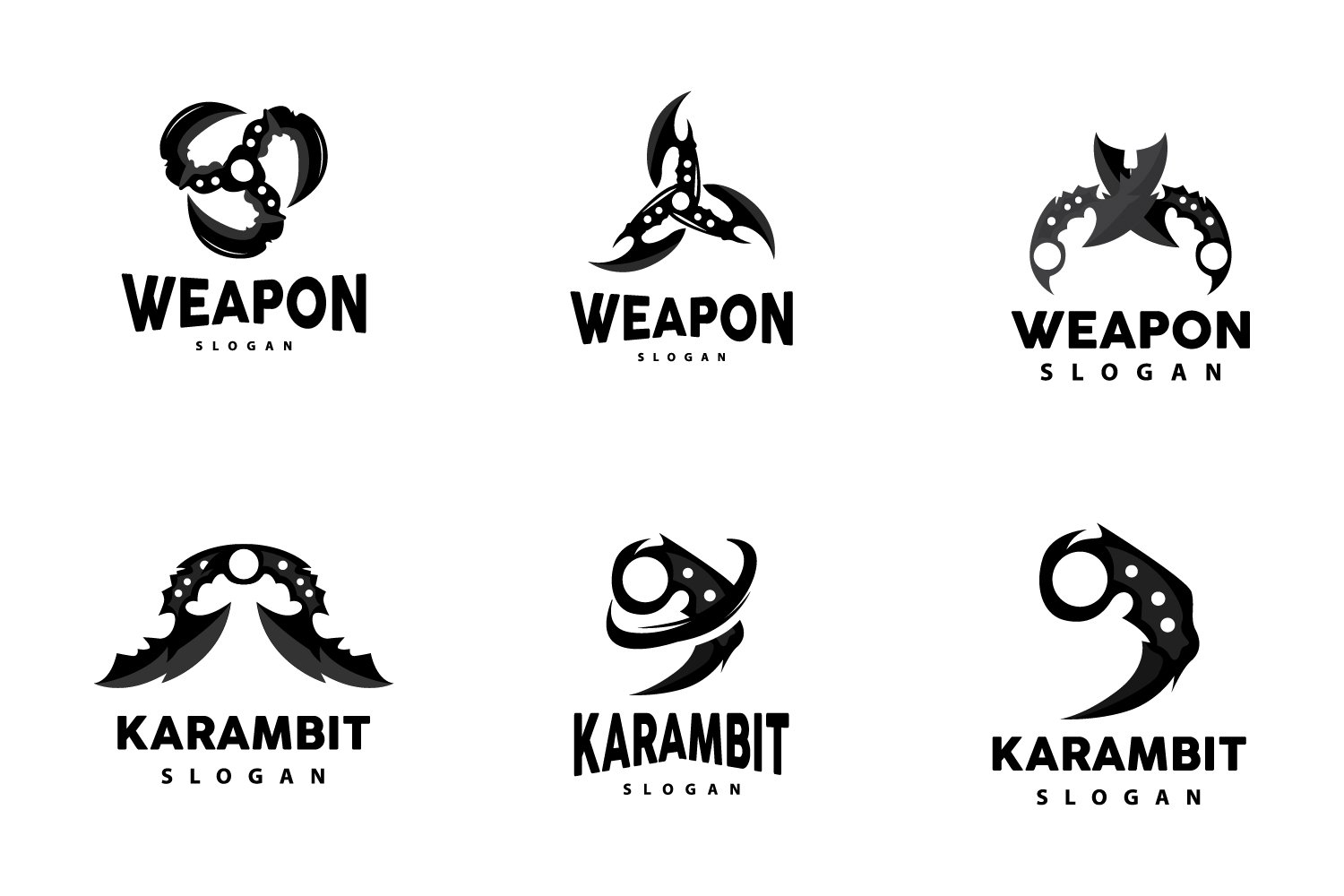 Kit Graphique #417901 Kerambit Karambit Divers Modles Web - Logo template Preview