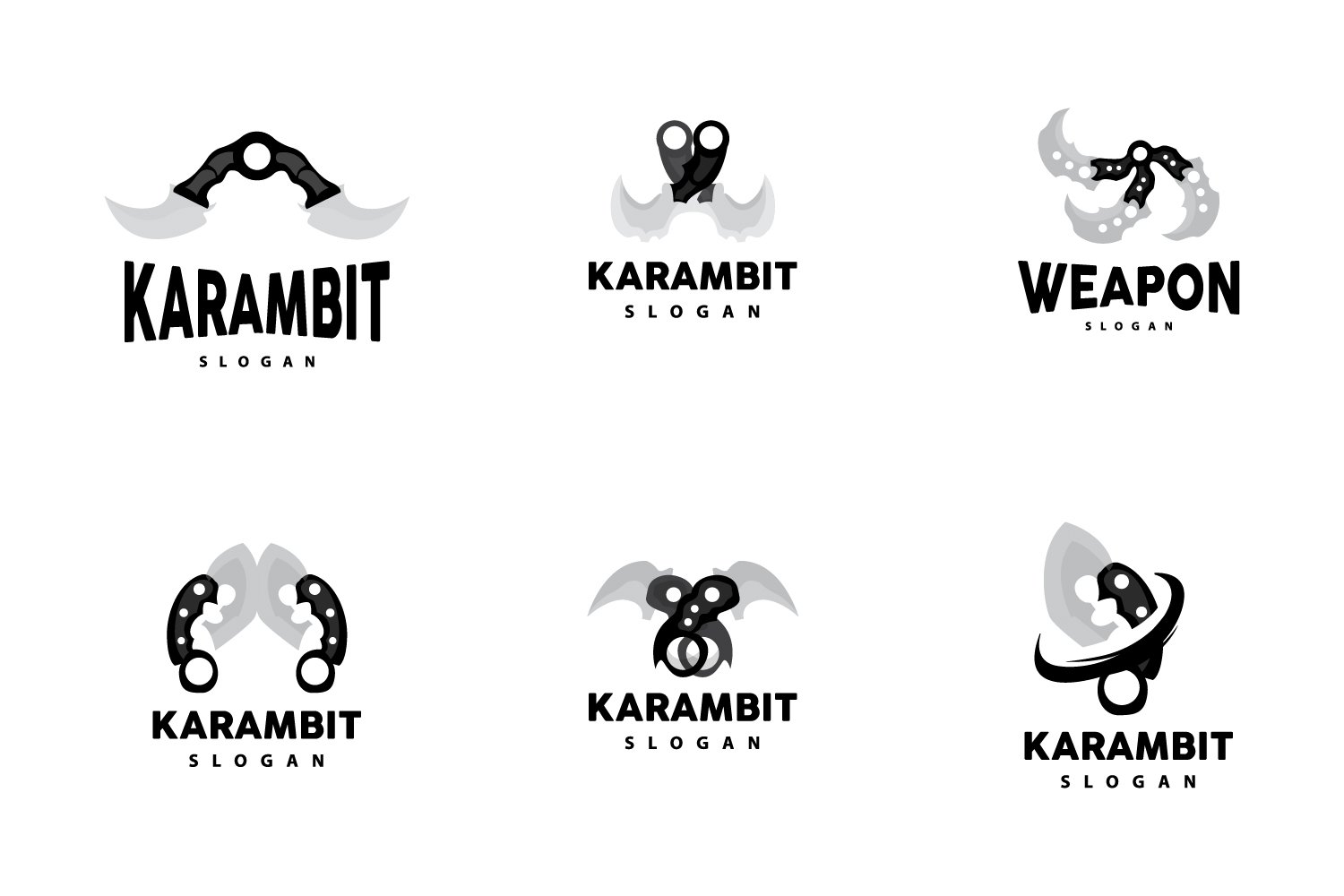 Kit Graphique #417902 Kerambit Karambit Divers Modles Web - Logo template Preview