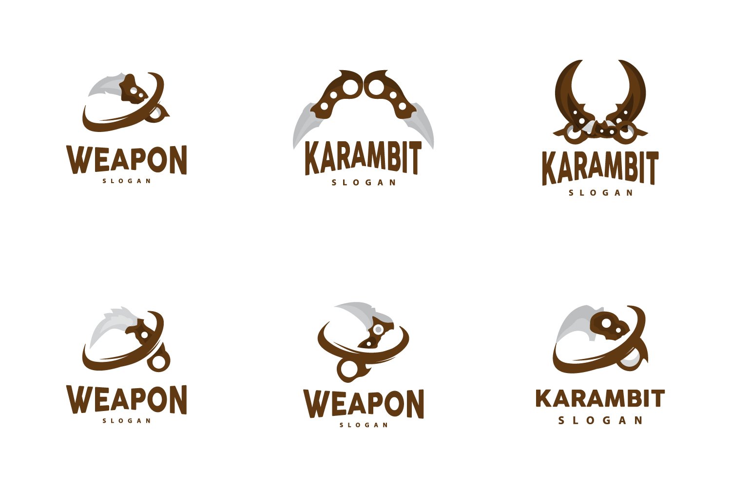 Template #417905 Karambit Katana Webdesign Template - Logo template Preview