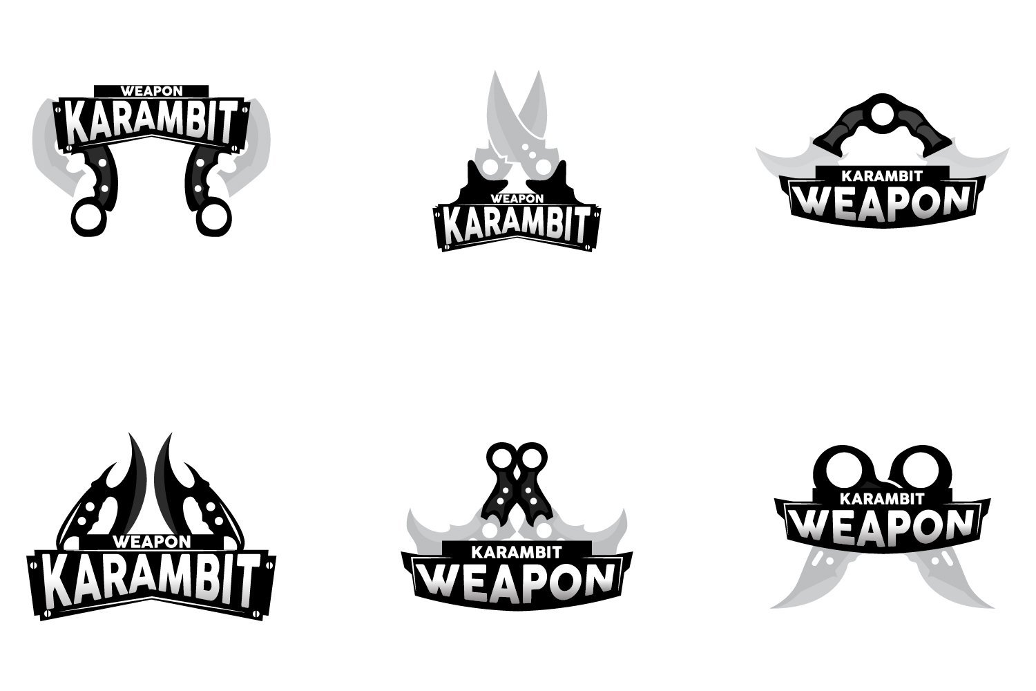Kit Graphique #417910 Kerambit Karambit Divers Modles Web - Logo template Preview