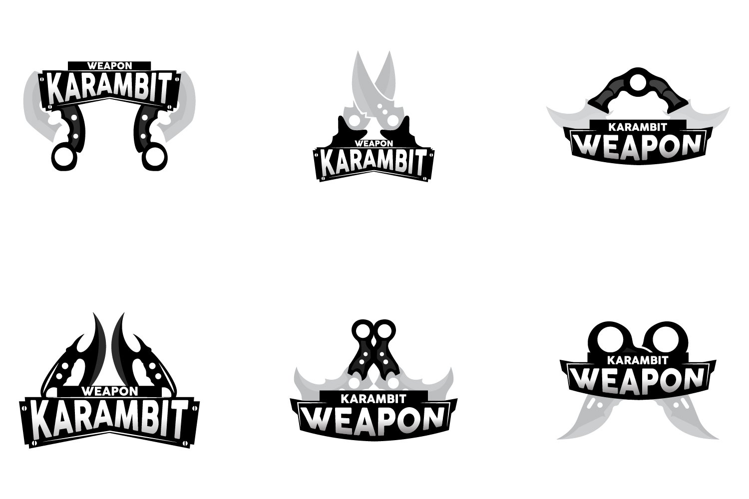 Kit Graphique #417910 Karambit Katana Web Design - Logo template Preview