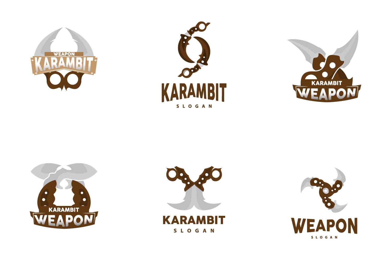 Kit Graphique #417912 Kerambit Karambit Divers Modles Web - Logo template Preview