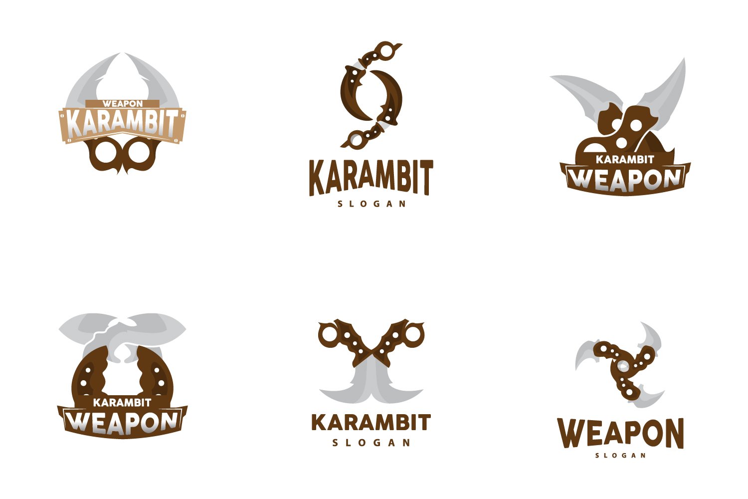 Template #417912 Karambit Katana Webdesign Template - Logo template Preview