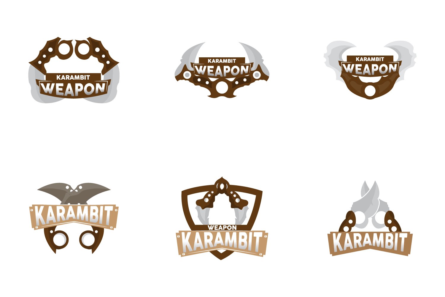 Kit Graphique #417913 Karambit Katana Web Design - Logo template Preview