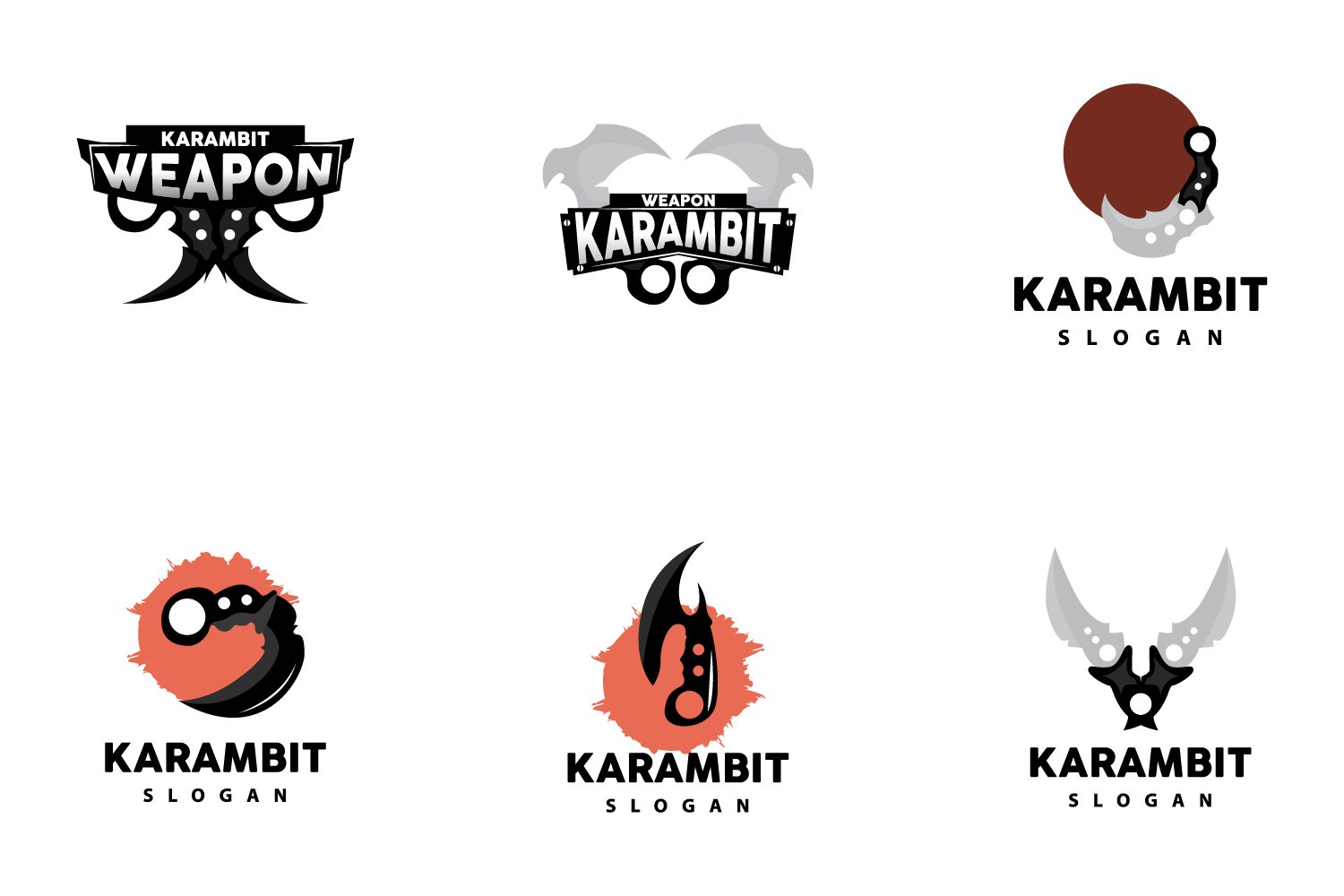 Kit Graphique #417914 Kerambit Karambit Divers Modles Web - Logo template Preview