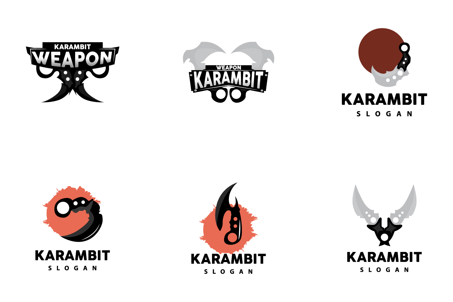 Kit Graphique #417914 Karambit Katana Web Design - Logo template Preview