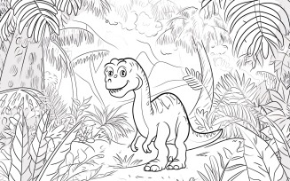 Allosaurus Dinosaur Colouring Pages 6