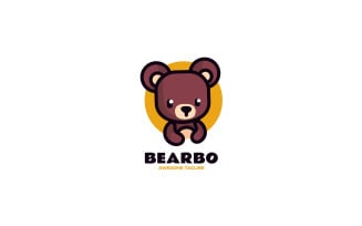 Bear Mascot Cartoon Logo Design 2
