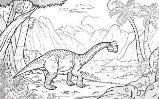 Iguanodon Dinosaur Colouring Pages 7