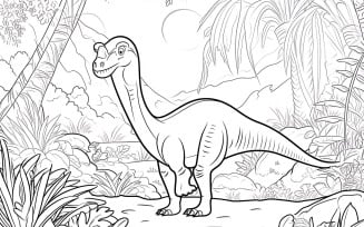Maiasaura Dinosaur Colouring Pages 2
