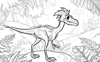 Oviraptor Dinosaur Colouring Pages 4