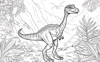 Oviraptor Dinosaur Colouring Pages 7