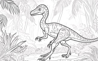 Oviraptor Dinosaur Colouring Pages 8