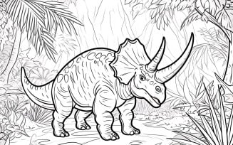 Protoceratops Dinosaur Colouring Pages 2