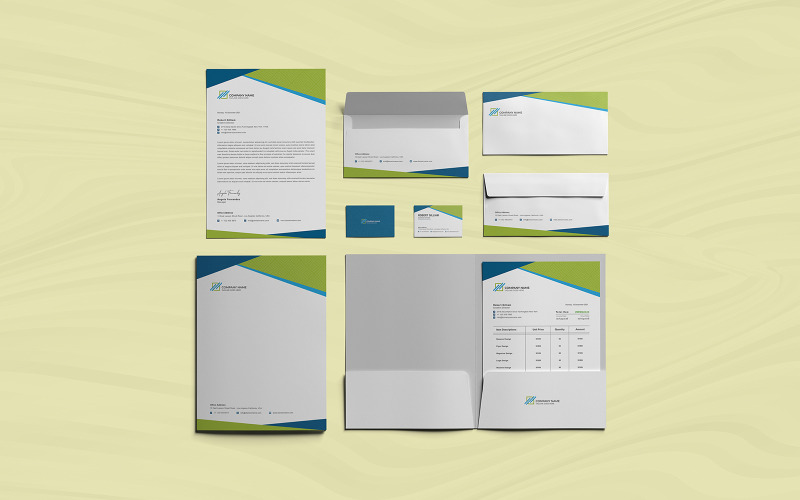 Canva and MS Word Branding Identity Pack Corporate Identity