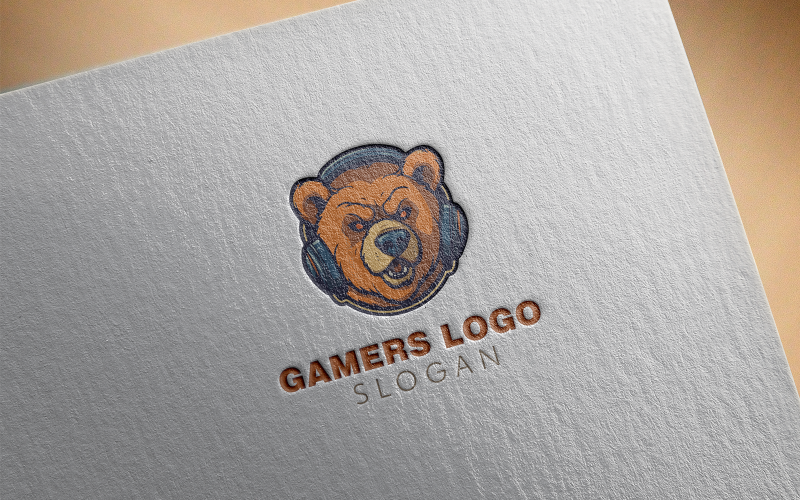 Cool Bear Gamers logo-08-23 Logo Template