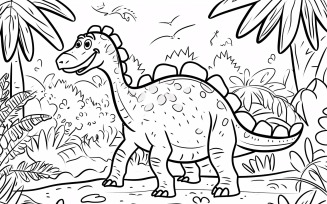 Dryosaurus Dinosaur Colouring Pages 2