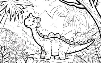 Dryosaurus Dinosaur Colouring Pages 4