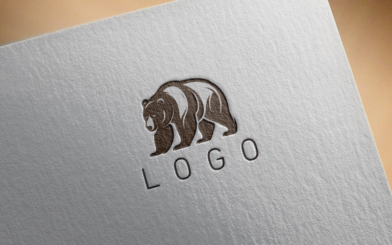 Elegant Bear Logo 4-0462-23 Logo Template