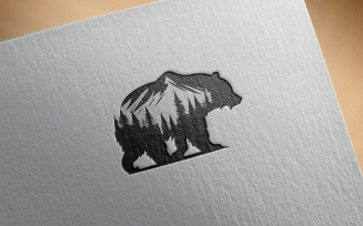 Elegant Bear Logo 6-0464-23