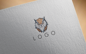 Owl Animals Logo 4-0538-23