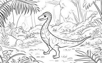 Sinosauropteryx Dinosaur Colouring Pages 2