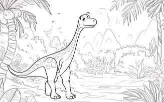 Suchomimus Dinosaur Colouring Pages 2