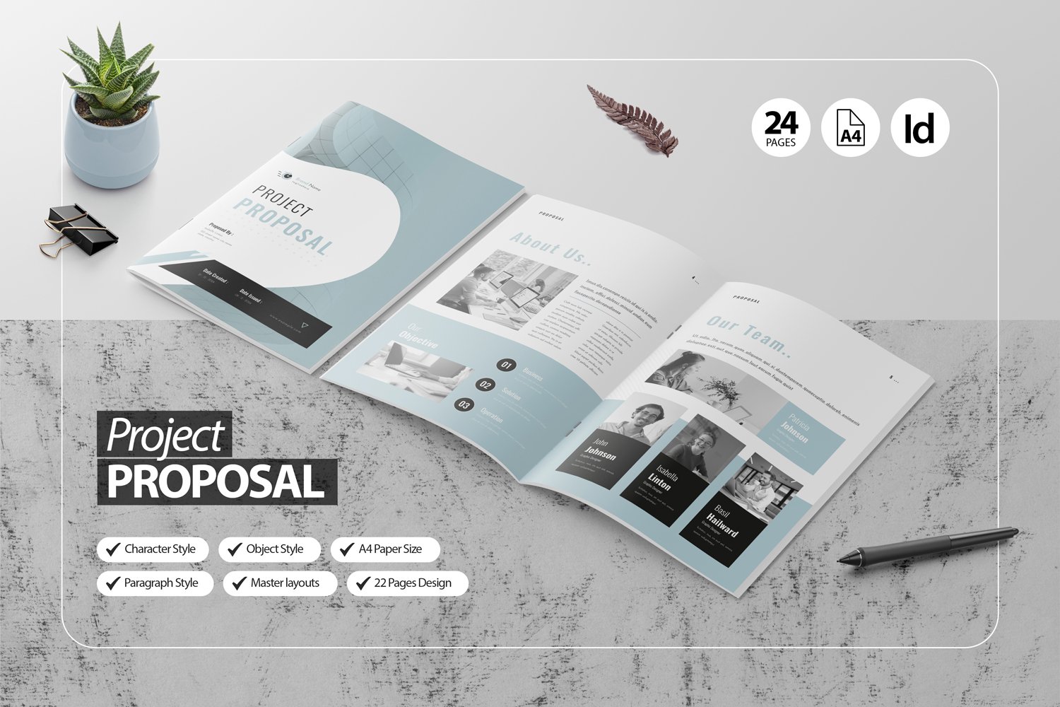 Template #418214 Agency Proposal Webdesign Template - Logo template Preview