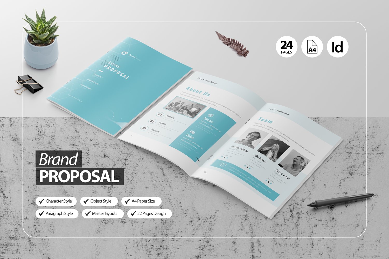 Template #418215 Agency Proposal Webdesign Template - Logo template Preview