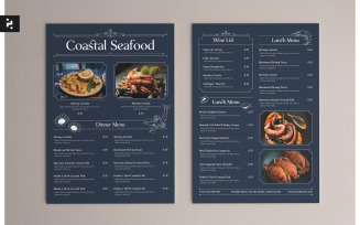 Classic Coastal Seafood Restaurant Menu