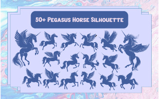 50+ Pegasus Horse Silhouette