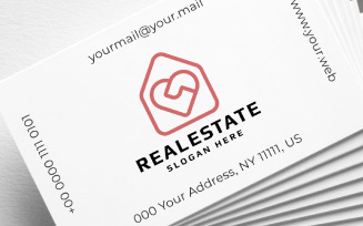 Real Estate Love Professional Logo