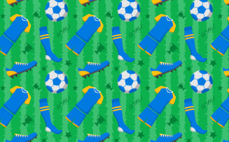Soccer Seamless Pattern Design
