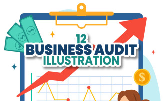 12 Business Audit Document Illustration