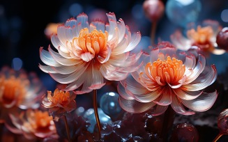 Underwater crystal flowers plant Wallpaper 29