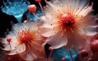 Underwater crystal flowers plant Wallpaper 47