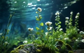 Colourful underwater plant Sea Anemone Scene 16