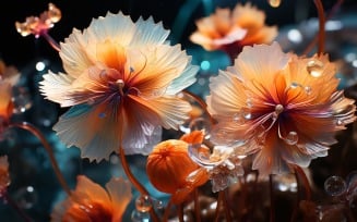Colourful underwater plant Sea Anemone Scene 58