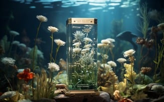 Colourful underwater plant Sea Anemone Scene 80