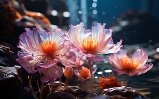 Colourful underwater plant Sea Anemone Scene 86