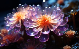 Colourful underwater plant Sea Anemone Scene 89