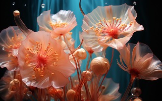 Underwater crystal flowers plant Wallpaper 50