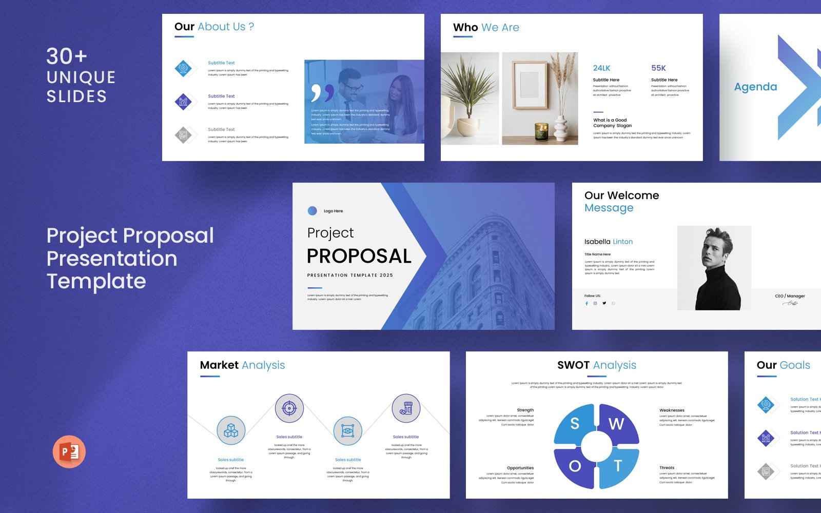 Template #419149 Proposal Presentation Webdesign Template - Logo template Preview