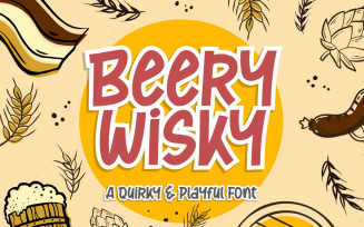Beery Wisky a Quirky and Playful Font