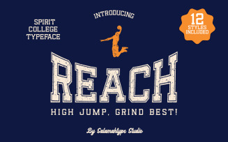 Reach - Classic Sports Font